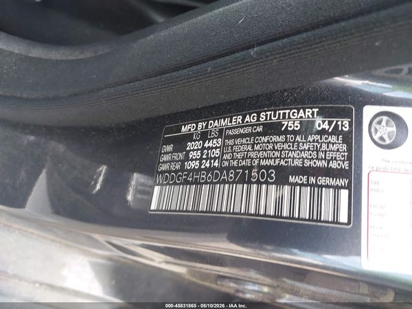 2013 MERCEDES-BENZ C 250 SPORT
