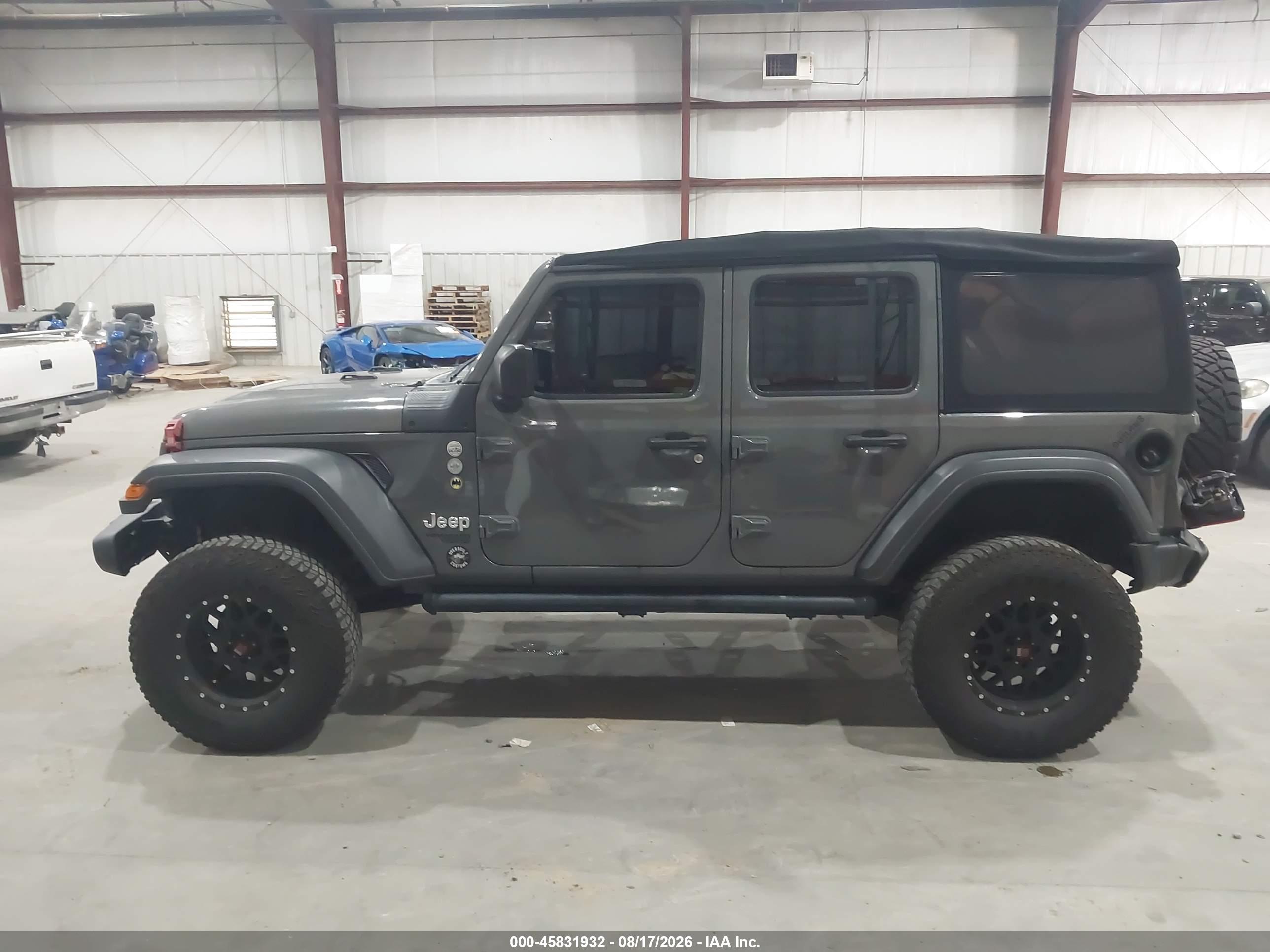 2019 JEEP WRANGLER UNLIMITED SPORT S 4X4