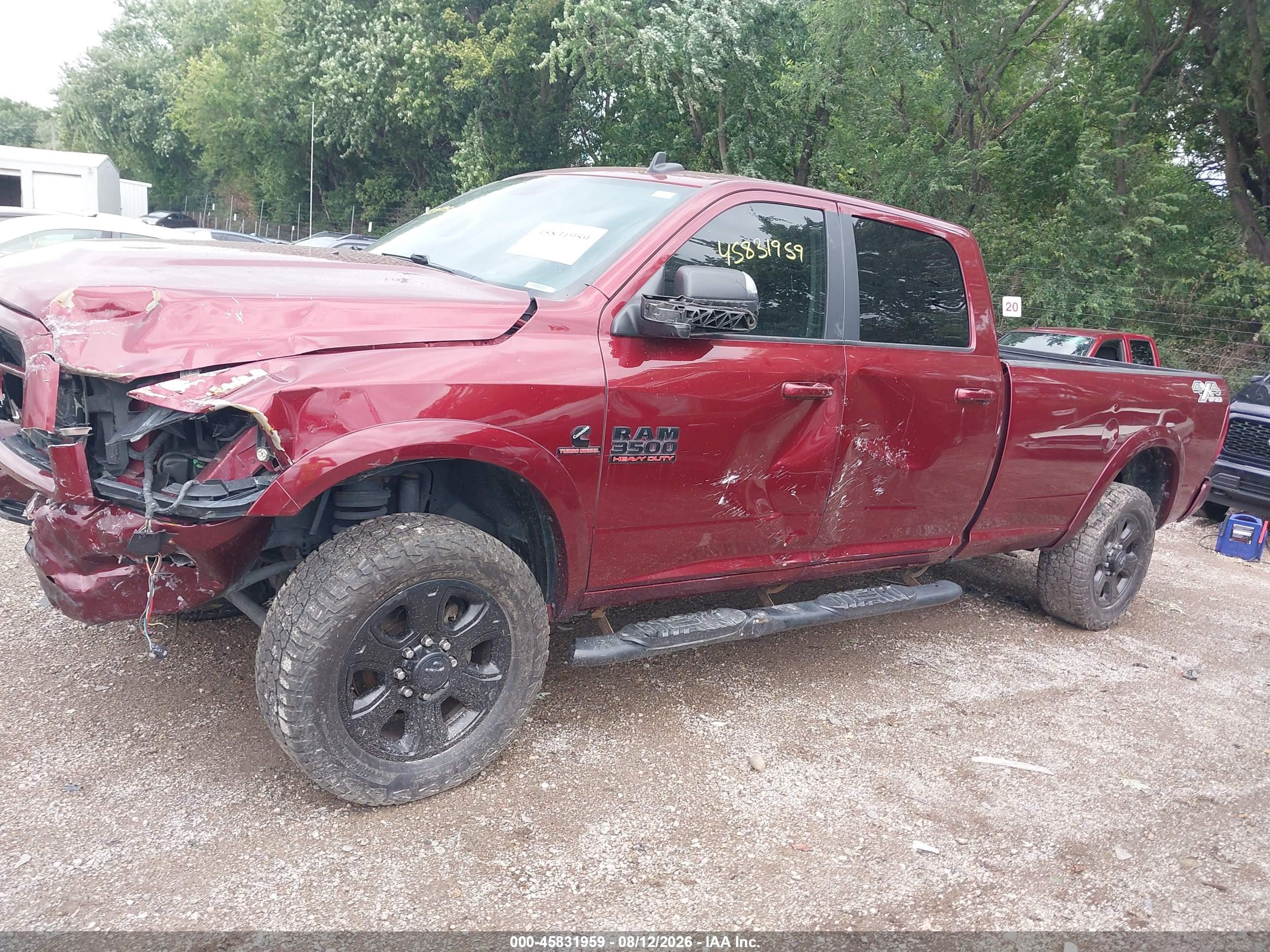 2018 RAM 3500 LARAMIE  4X4 8' BOX