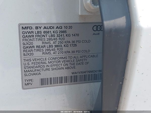 2021 AUDI Q7