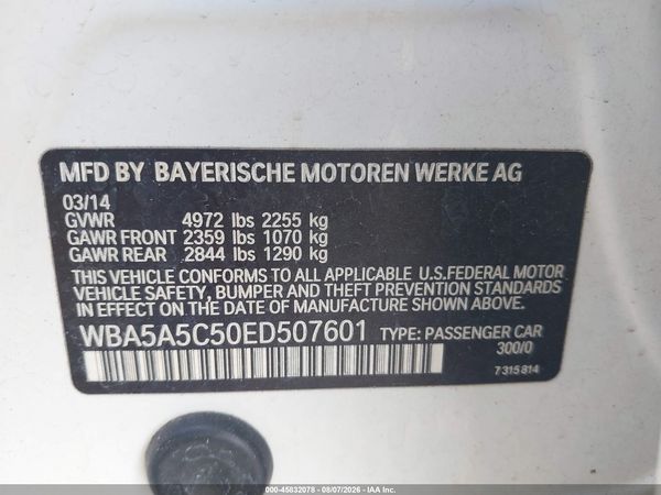 2014 BMW 528I