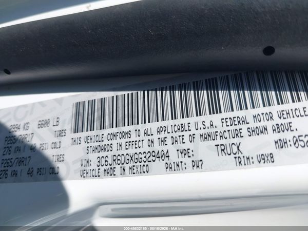 2016 RAM 1500 TRADESMAN