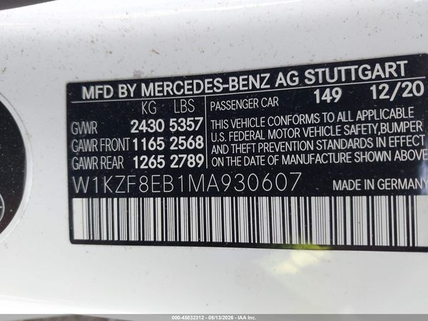 2021 MERCEDES-BENZ E 350 4MATIC
