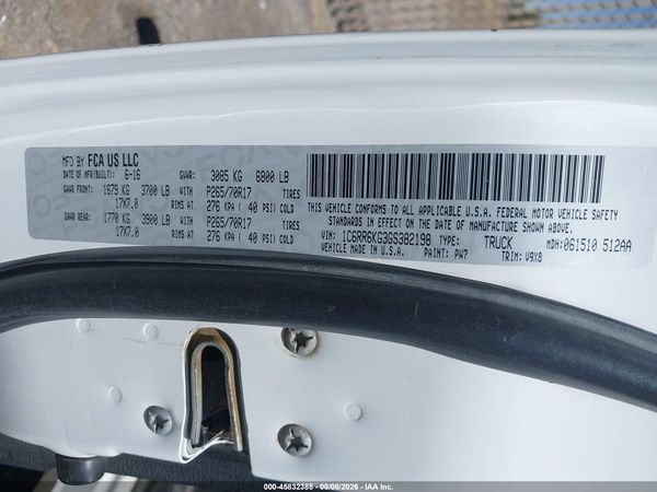 2016 RAM 1500 TRADESMAN