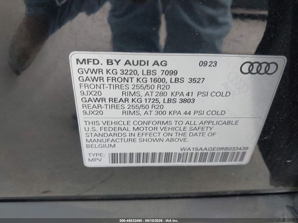2024 AUDI Q8 E-TRON PREMIUM PLUS QUATTRO