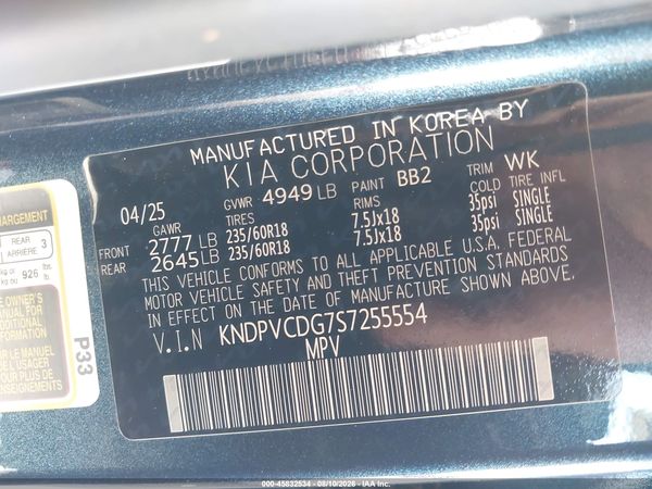 2025 KIA SPORTAGE HYBRID EX