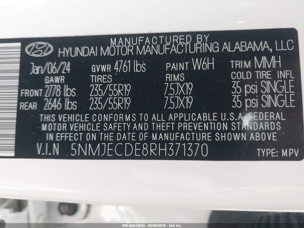 2024 HYUNDAI TUCSON LIMITED