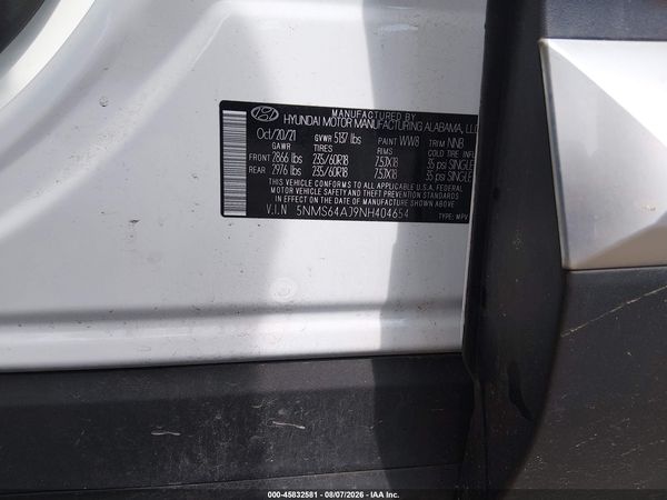 2022 HYUNDAI SANTA FE SEL