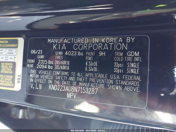 2022 KIA SOUL LX