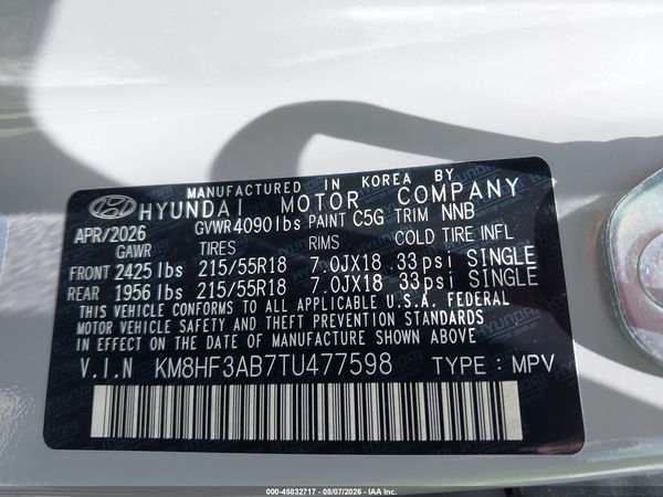2026 HYUNDAI KONA SEL SPORT