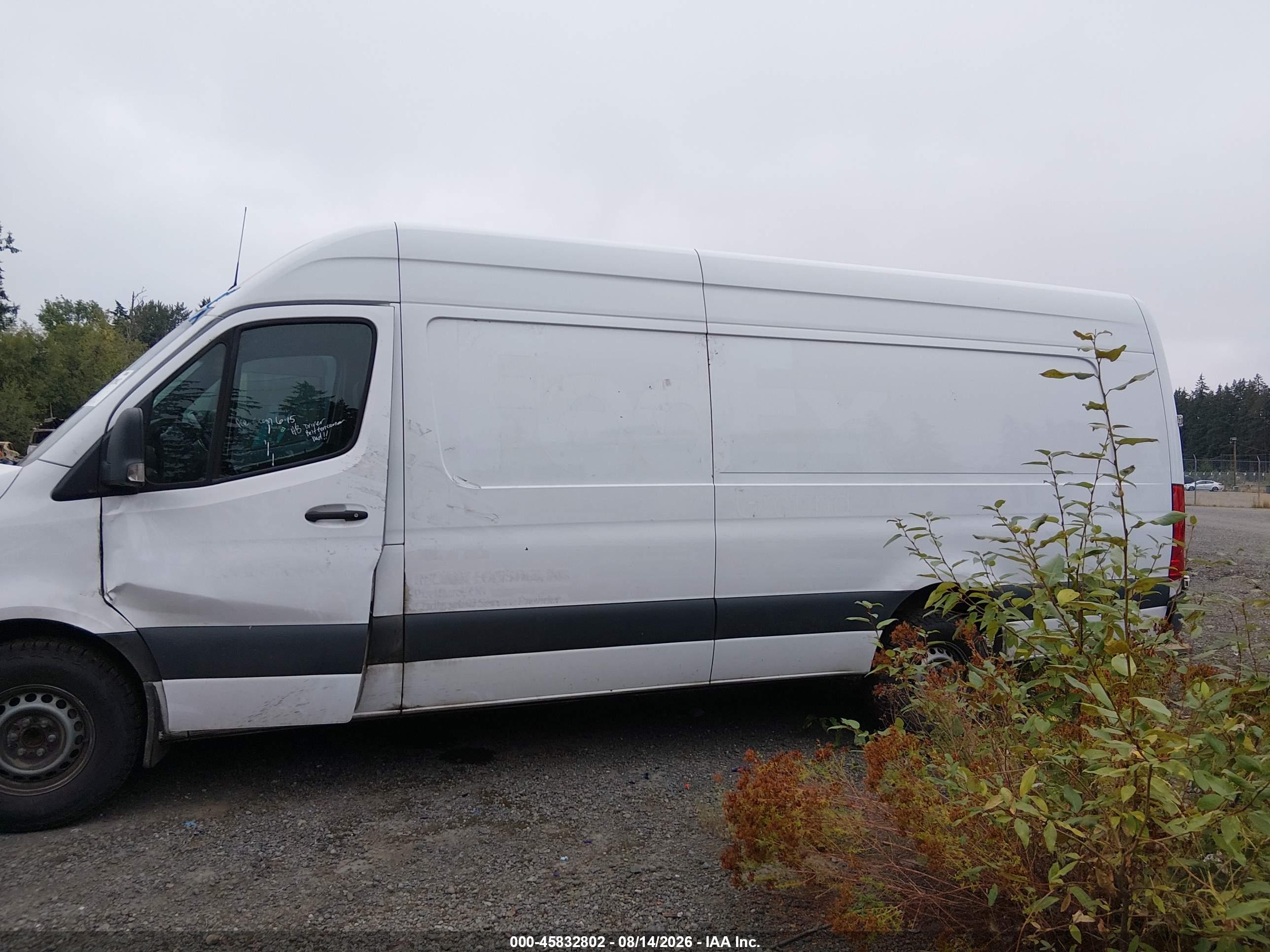 2021 MERCEDES-BENZ SPRINTER 2500 HIGH ROOF V6