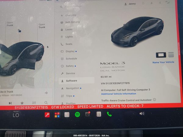 2022 TESLA MODEL 3