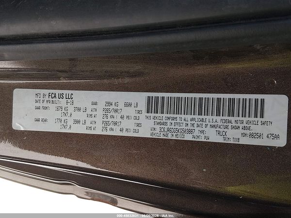 2019 RAM 1500 CLASSIC TRADESMAN  4X2 8' BOX