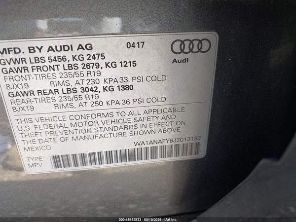 2018 AUDI Q5