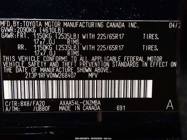2022 TOYOTA RAV4 XLE