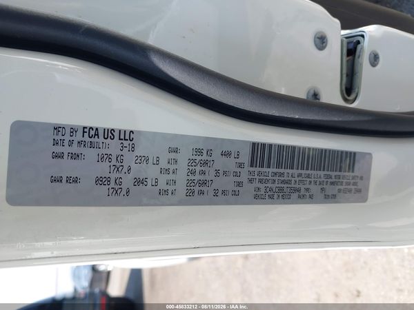 2018 JEEP COMPASS LATITUDE FWD