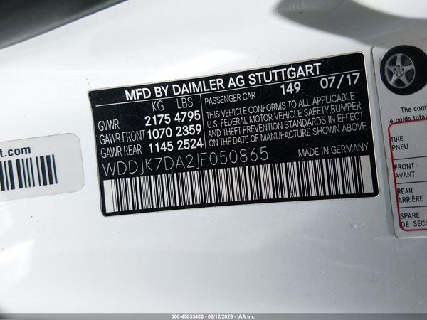 2018 MERCEDES-BENZ SL 550 SL550