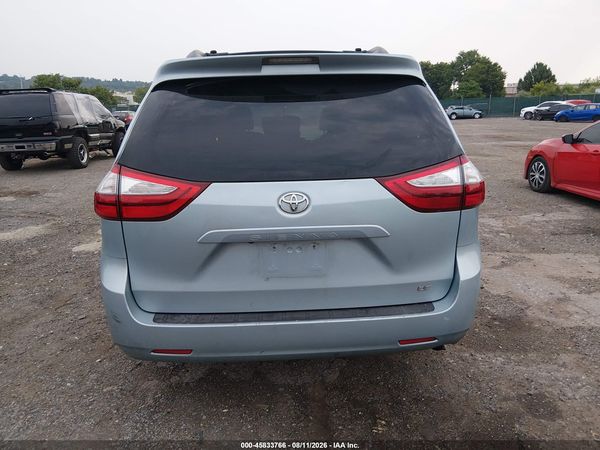 2015 TOYOTA SIENNA LE 8 PASSENGER — I119