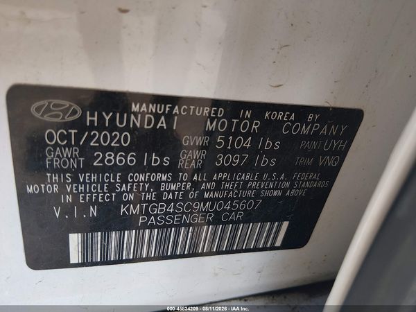 2021 GENESIS G80 2.5T RWD