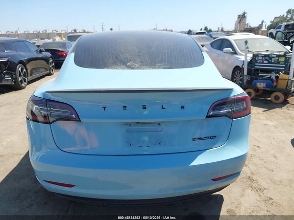 2018 TESLA MODEL 3 LONG RANGE/PERFORMANCE