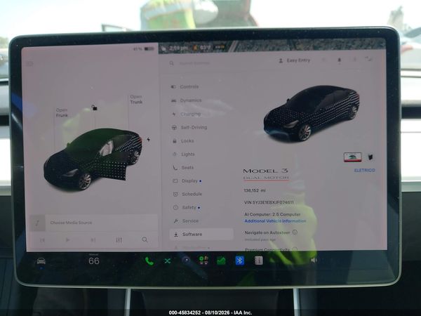 2018 TESLA MODEL 3 LONG RANGE/PERFORMANCE