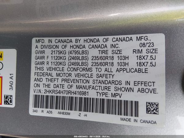 2024 HONDA CR-V EX-L AWD