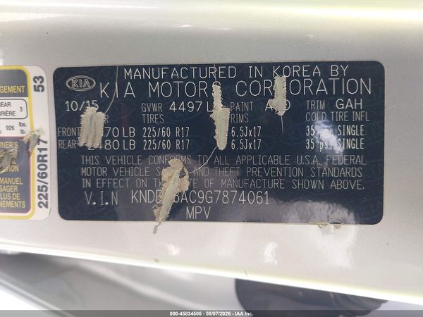 2016 KIA SPORTAGE LX