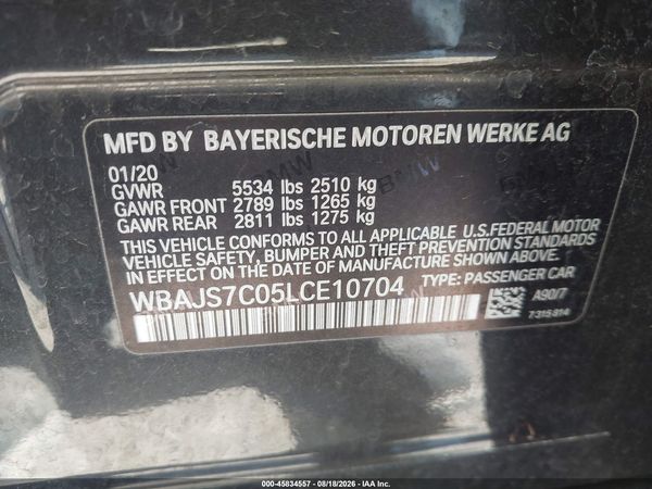 2020 BMW M550I XDRIVE