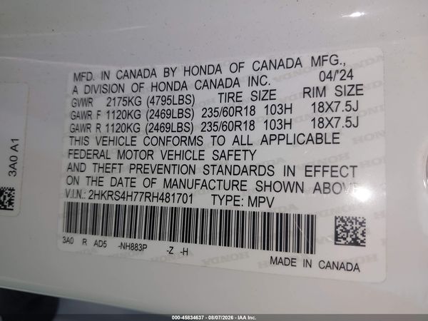 2024 HONDA CR-V EX-L AWD