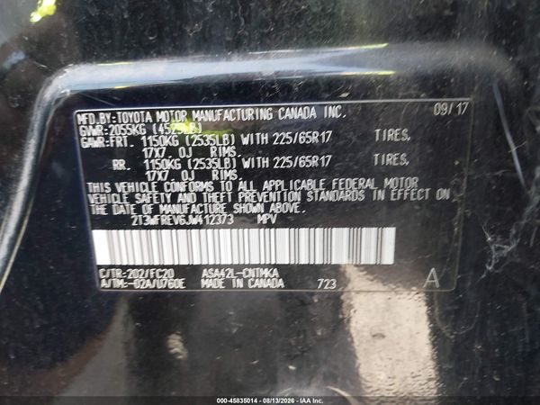 2018 TOYOTA RAV4 XLE