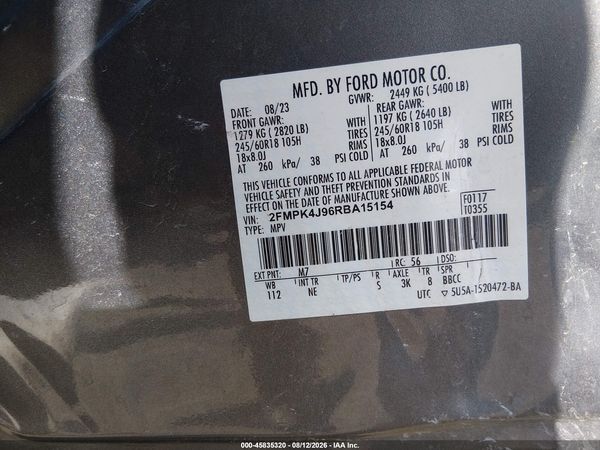 2024 FORD EDGE SEL — I9