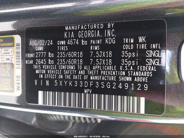 2025 KIA SPORTAGE EX