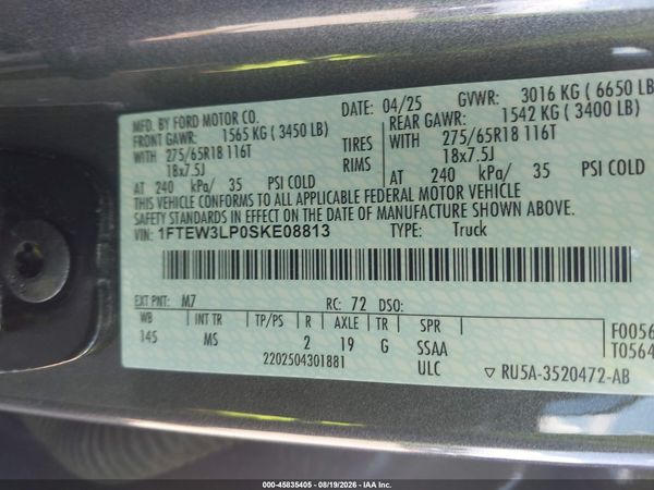 2025 FORD F-150 XLT