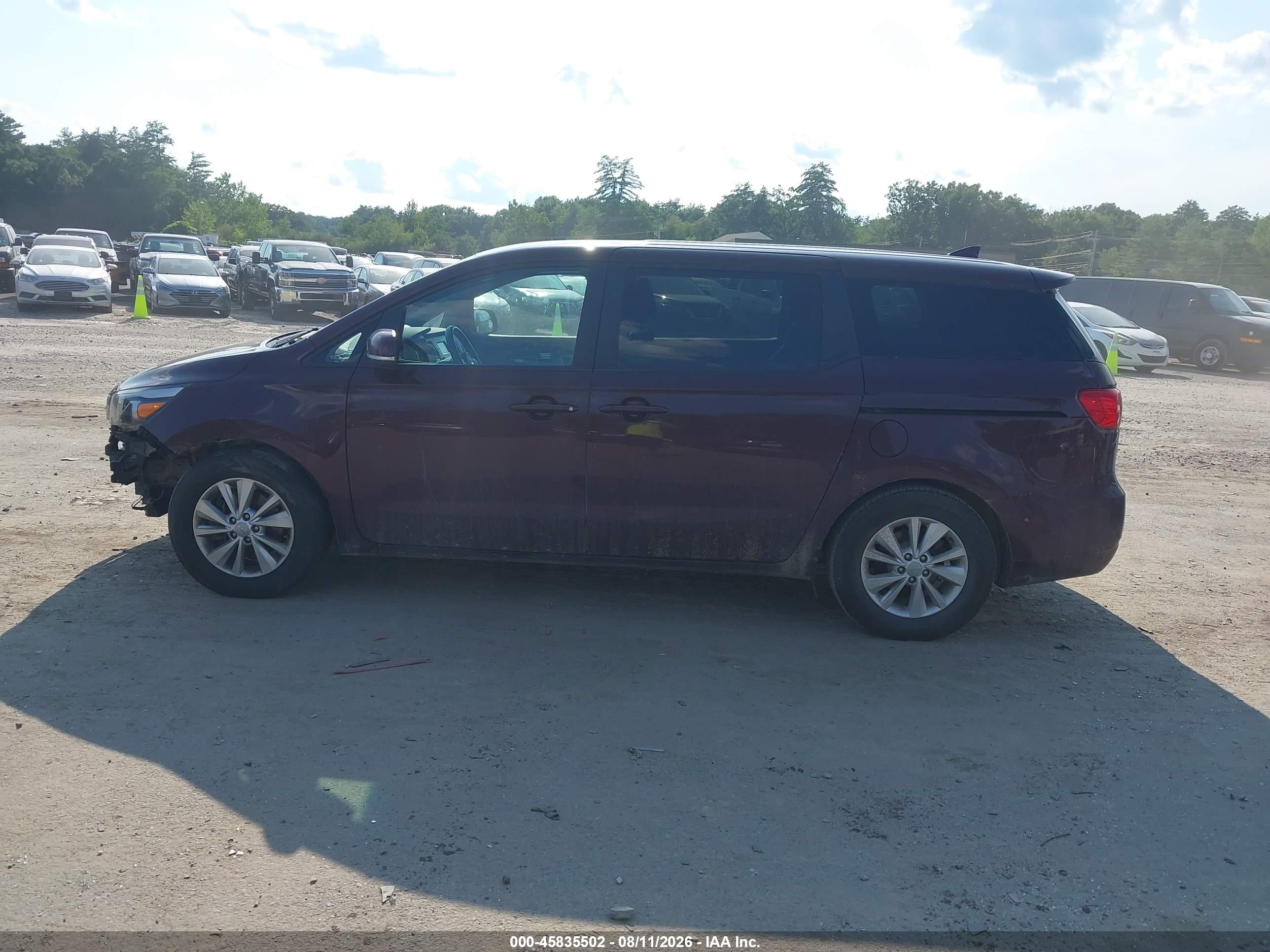 2018 KIA SEDONA LX