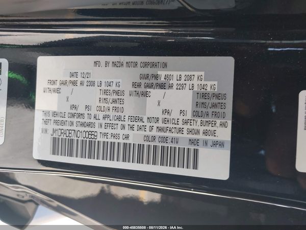 2022 MAZDA MX-30 EV PREMIUM PLUS
