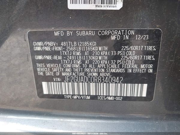 2024 SUBARU CROSSTREK PREMIUM