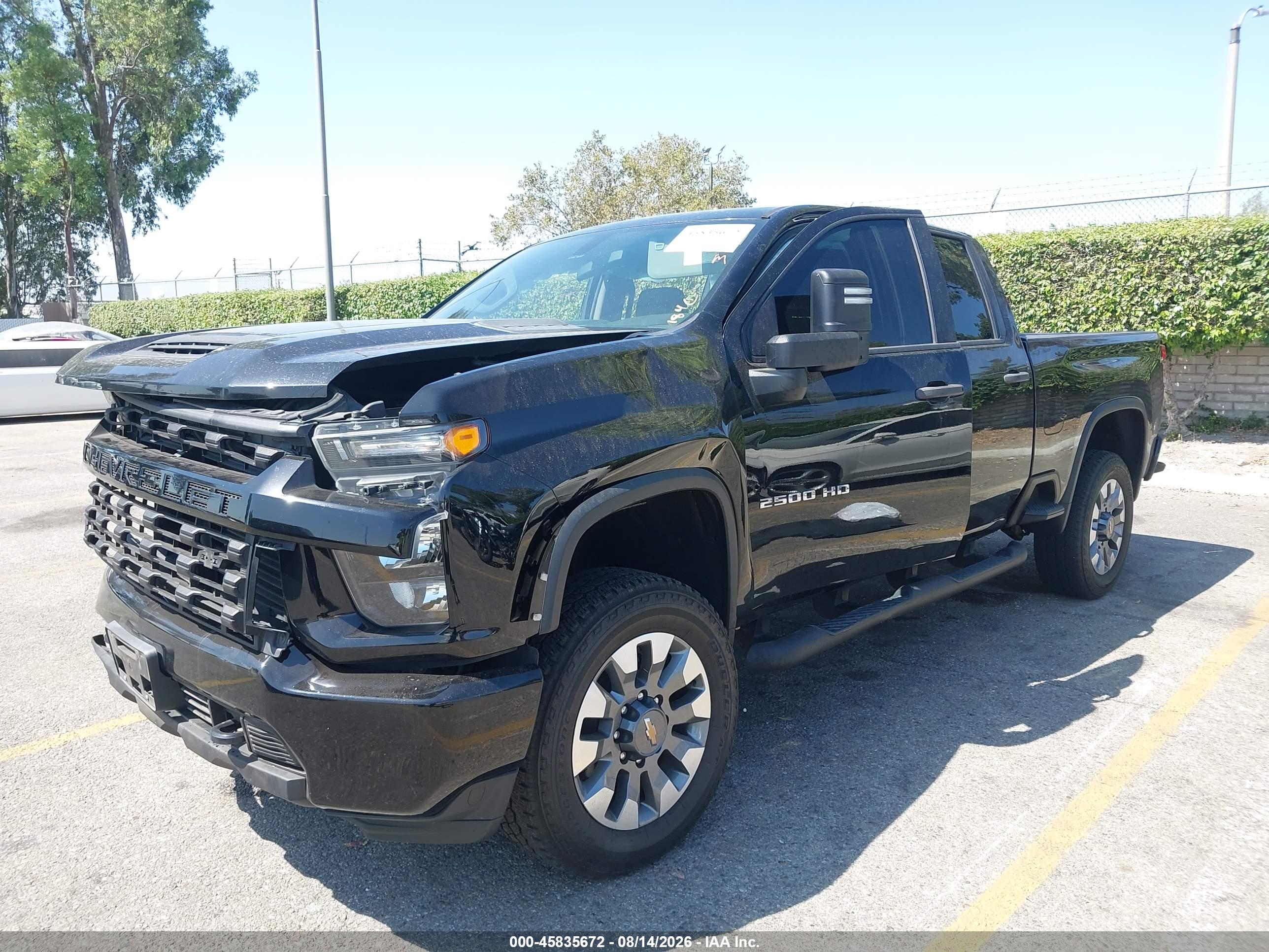 2022 CHEVROLET SILVERADO 2500HD 2WD  STANDARD BED CUSTOM — I2