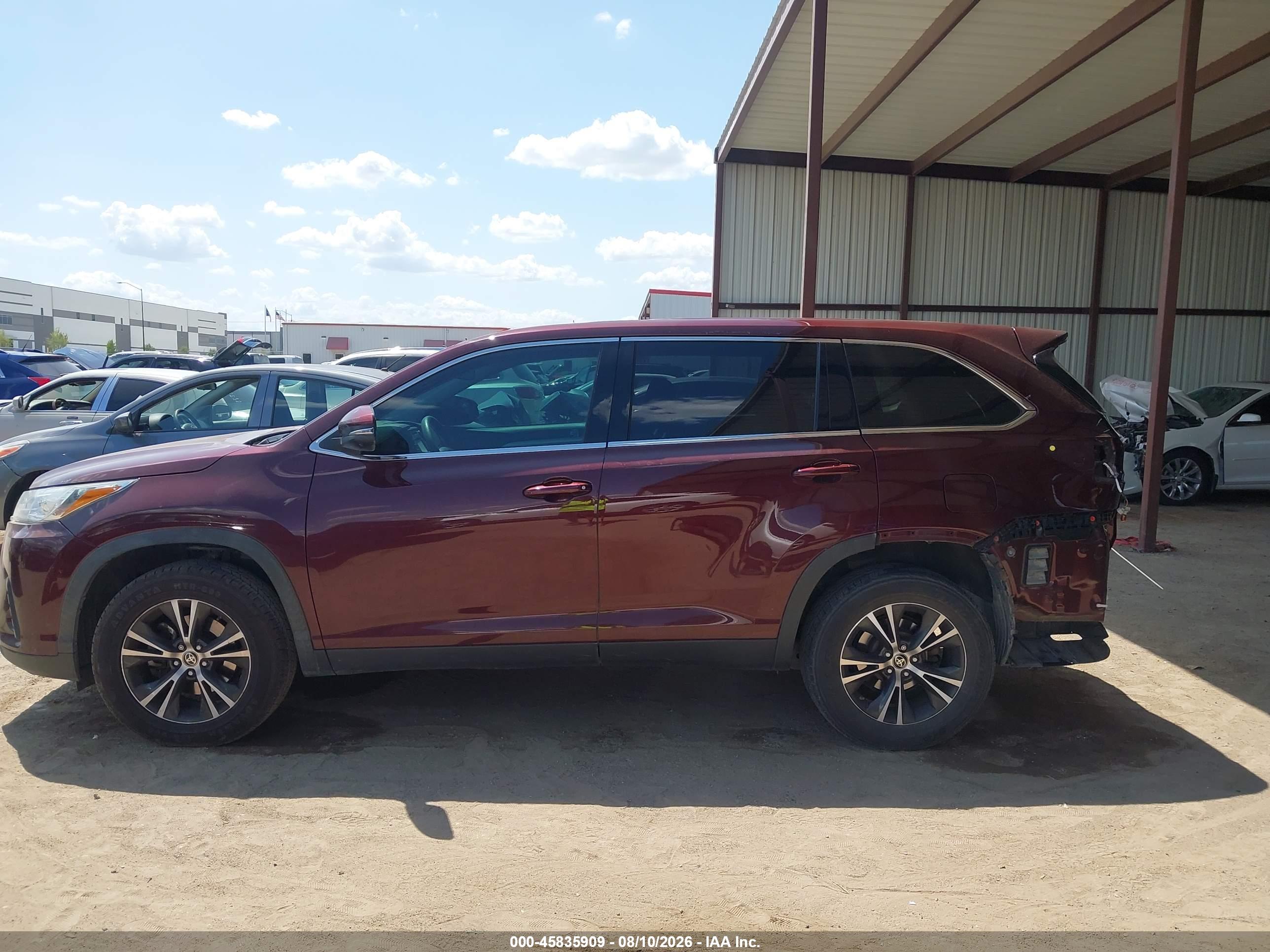 2019 TOYOTA HIGHLANDER LE