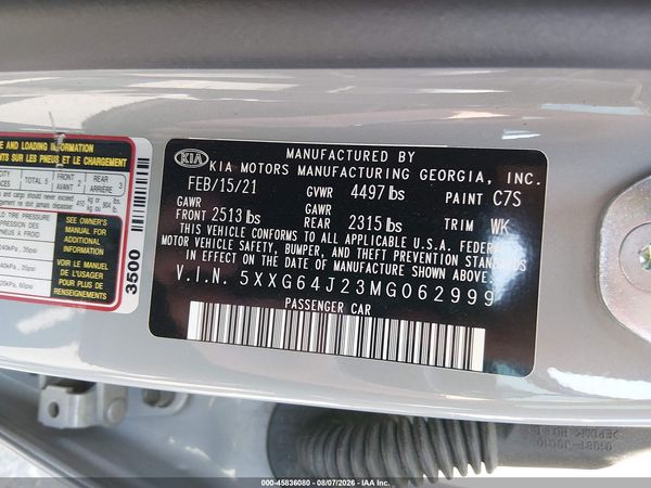 2021 KIA K5 GT-LINE