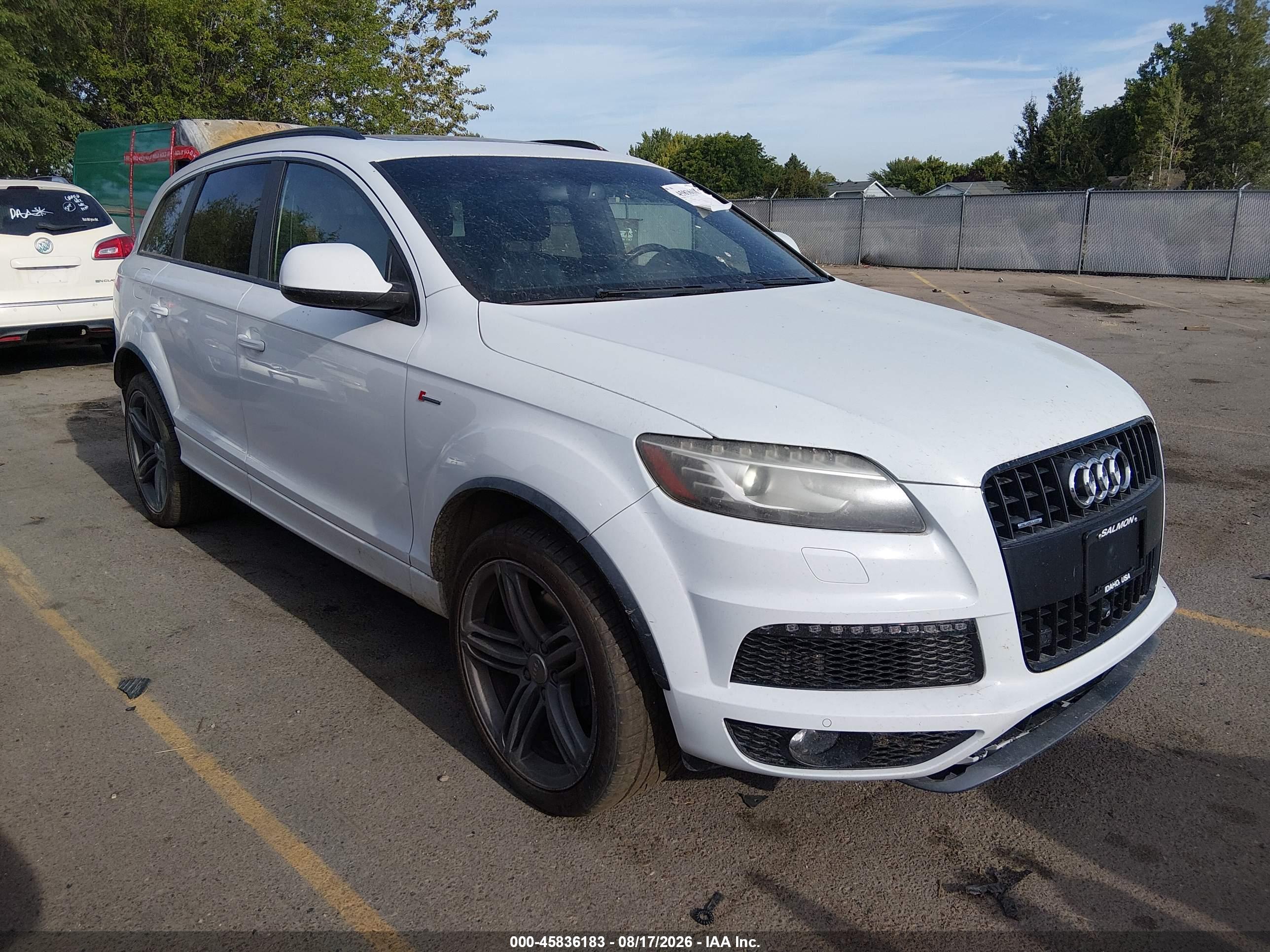 2014 AUDI Q7 3.0T S LINE PRESTIGE