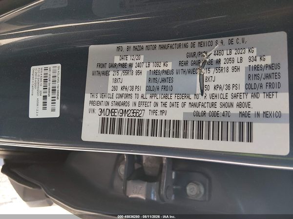2021 MAZDA CX-30 2.5 TURBO PREMIUM PLUS