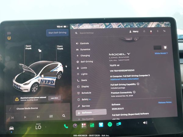 2022 TESLA MODEL Y