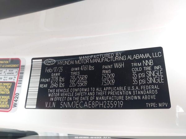 2023 HYUNDAI TUCSON LIMITED