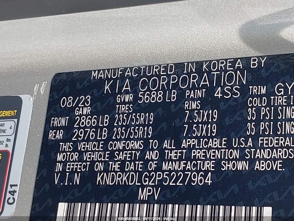 2023 KIA SORENTO HYBRID SX PRESTIGE