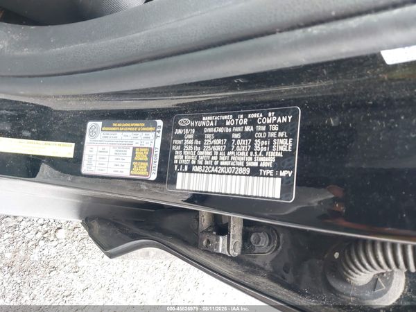 2019 HYUNDAI TUCSON SE
