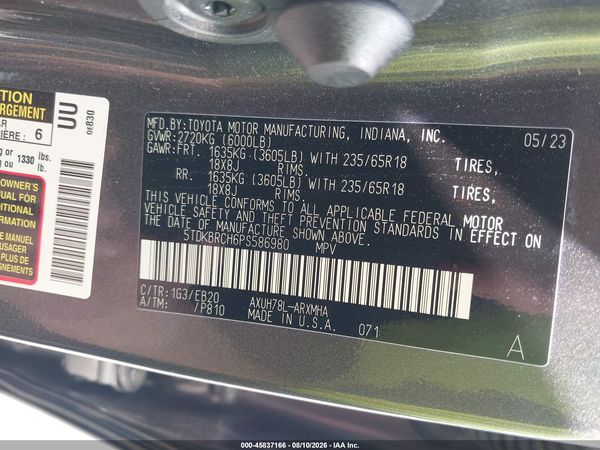 2023 TOYOTA HIGHLANDER HYBRID XLE