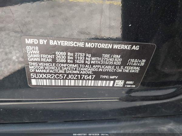 2018 BMW X5 SDRIVE35I