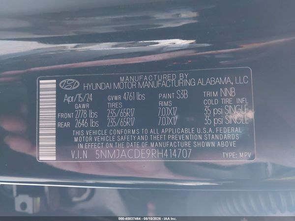 2024 HYUNDAI TUCSON SE