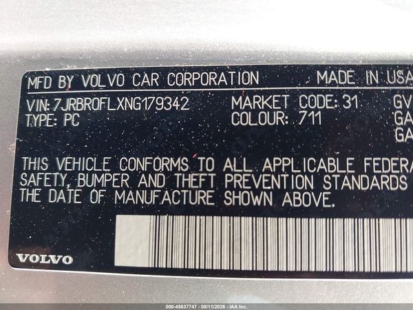 2022 VOLVO S60 RECHARGE PLUG-IN HYBRID T8 INSCRIPTION