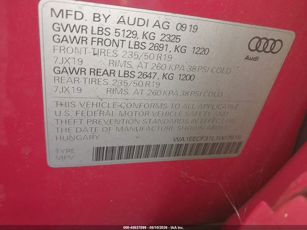 2020 AUDI Q3